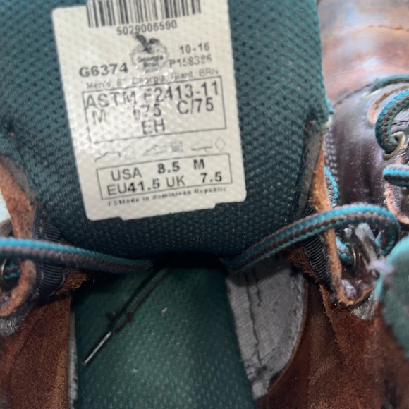 Mens Georgia Giant work boot . Size 8.5 - Picture 7 of 8